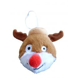 Bauble Squeaky Christmas Reindeer - Pet Supplier Store