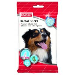 Beaphar Dental Sticks packaging for dogs with a dog on the label