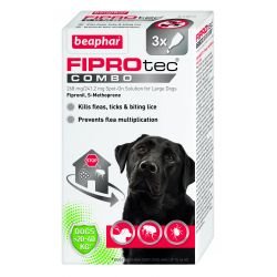 Beaphar FIPROtec COMBO Spot On for Large Dogs 3 pipettes - Pet Supplier Store