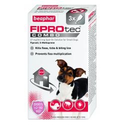 Beaphar FIPROtec COMBO Spot On for Small Dogs 3 pipettes - Pet Supplier Store