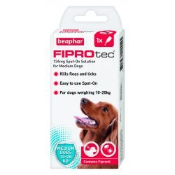 Beaphar FIPROtec Spot-On for Medium Dogs 1 pipette - Pet Supplier Store