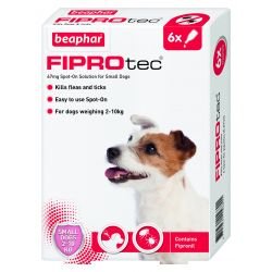Beaphar FIPROtec Spot-On for Small Dogs 6 pipettes - Pet Supplier Store