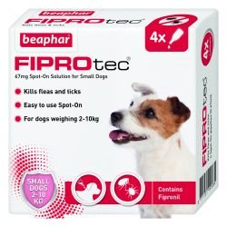 Beaphar FIPROtec Spot On Small Dog 4 pipettes - Pet Supplier Store