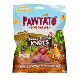 Benevo Pawtato Knots - Small Purple - Pet Supplier Store