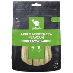 Billy & Margot Dental Treat Apple & Green Tea Small 190g - Pet Supplier Store