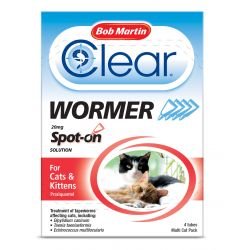 Bob Martin Clear Spot On Wormer - Cats & Kittens - Pet Supplier Store