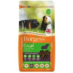 Burgess Excel Adult Guinea Pig Nuggets with Mint 2kg - Pet Supplier Store