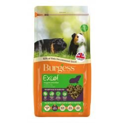 Burgess Excel Adult Guinea Pig Nuggets with Mint 3kg - Pet Supplier Store