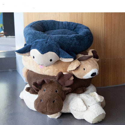 Cartoon Winter comfortable Warm Dog Bed - Pet Supplier Store