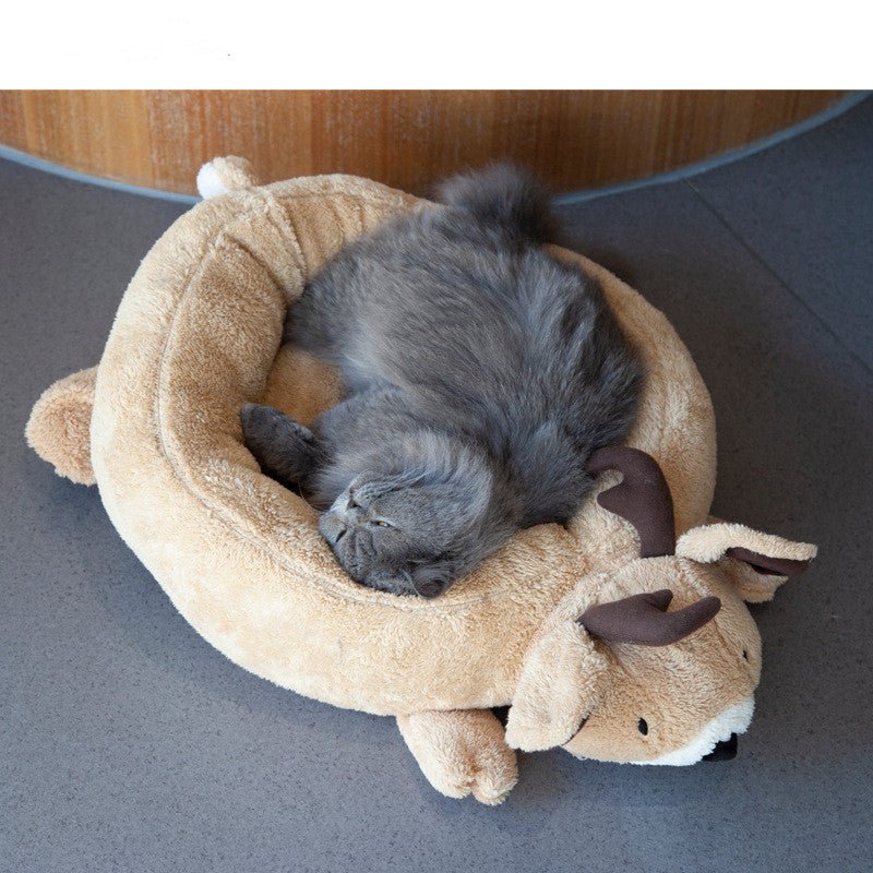 Cartoon Winter comfortable Warm Dog Bed - Pet Supplier Store