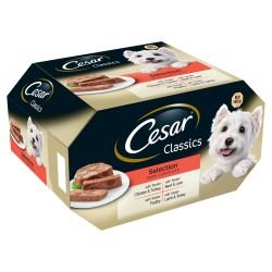 CESAR Classics Dog Trays Mixed Selection 8 x 150g - Pet Supplier Store