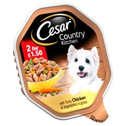 CESAR Country Kitchen with Tasty Chicken & Vegetables in Gravy 150g - Pet Supplier Store