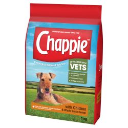 CHAPPIE Dog Complete Dry with Chicken and Wholegrain Cereal 3kg - Pet Supplier Store