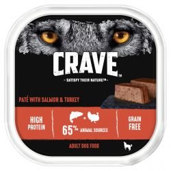 CRAVE Dog Tray with Turkey & Salmon in Loaf 300g - Pet Supplier Store