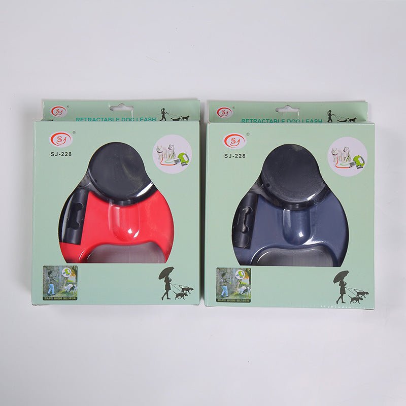 Creative Retractable Two Dog Lead - Pet Supplier Store