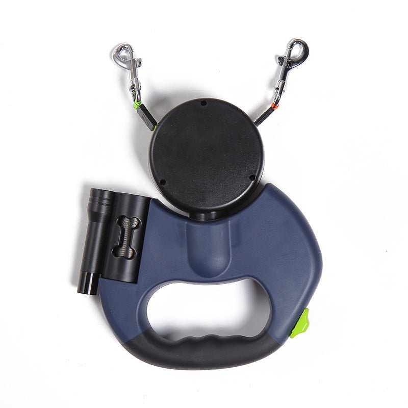 Creative Retractable Two Dog Lead - Pet Supplier Store