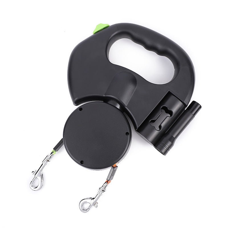 Creative Retractable Two Dog Lead - Pet Supplier Store