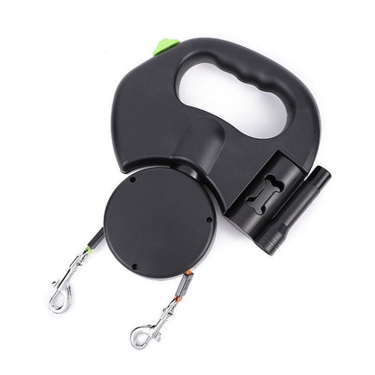Creative Retractable Two Dog Lead - Pet Supplier Store
