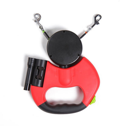 Creative Retractable Two Dog Lead - Pet Supplier Store