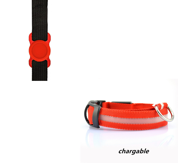 Night Safety Dog Collar Set