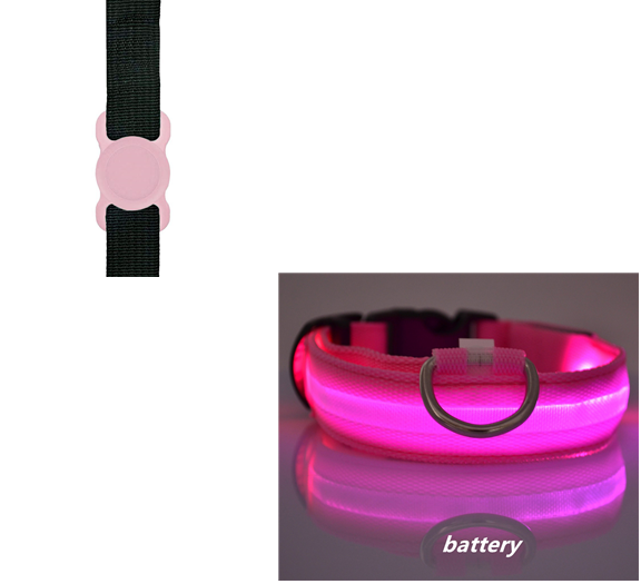 Night Safety Dog Collar Set