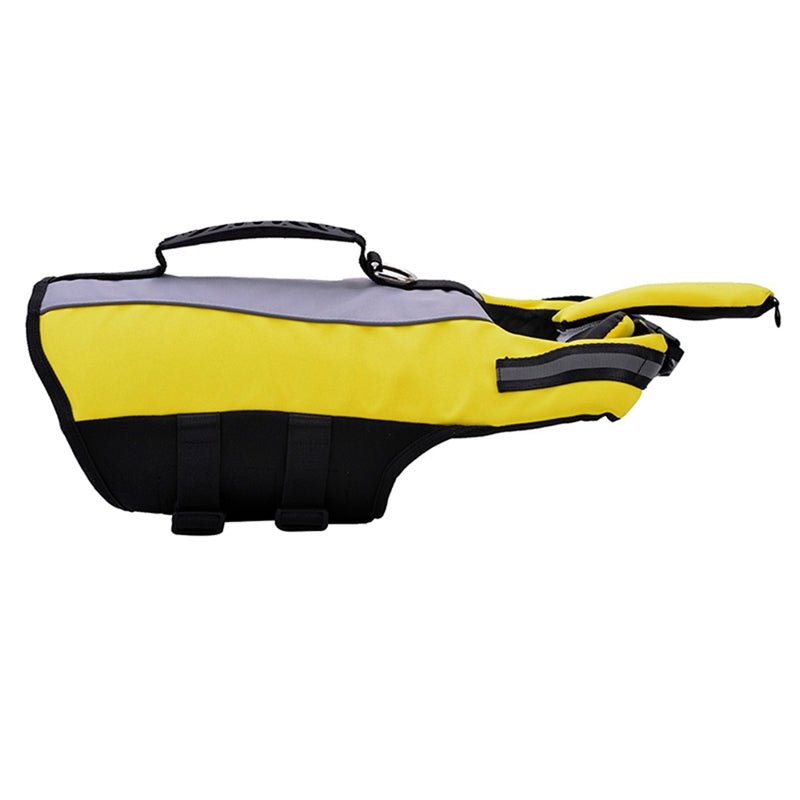 Dog Nylon design safety Life Jacket yellow - Pet Supplier Store