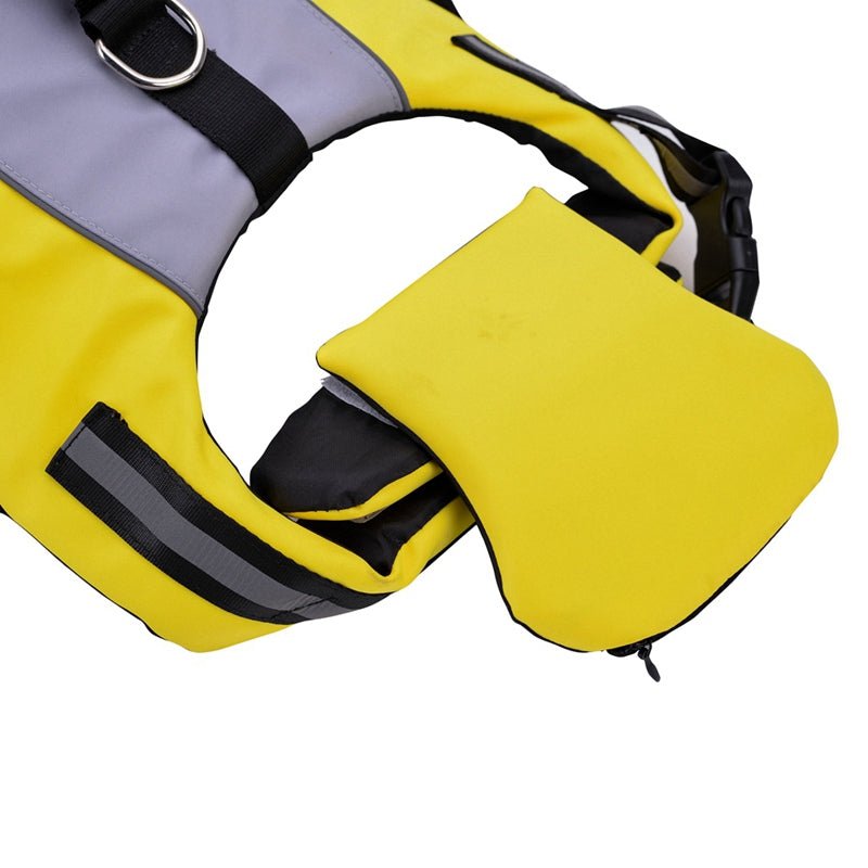 Dog Nylon design safety Life Jacket yellow - Pet Supplier Store