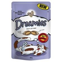 Dreamies Cat Treats with Duck 60g - Pet Supplier Store