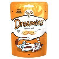 Dreamies Chicken Flavoured Cat Treats (Pouch Size: 60g) 8 x 60g pks - Pet Supplier Store