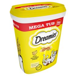 Dreamies Mega Pack Cheese Adult Cat Treat 350g - Pet Supplier Store