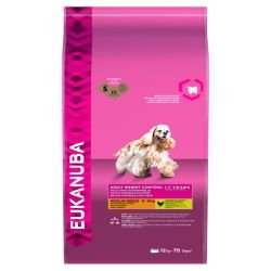 Eukanuba Adult Weight Control 1-7 Years Medium Breed 12kg - Pet Supplier Store