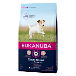 EUKANUBA Caring Senior Small Breed Rich In Fresh Chicken 12kg - Pet Supplier Store