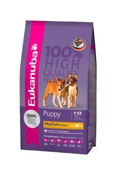 Eukanuba Dog Puppy and Junior Medium Chicken 9 Kg - Pet Supplier Store