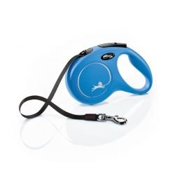 flexi New Classic M Tape 5 m, blue - Pet Supplier Store