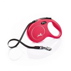 flexi New Classic M Tape 5 m, red - Pet Supplier Store