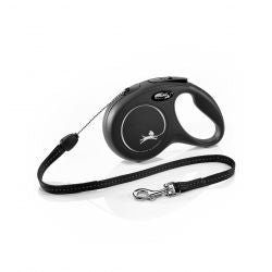 flexi New Classic S Cord 8 m, black - Pet Supplier Store