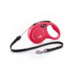 flexi New Classic S Cord 8 m, red - Pet Supplier Store