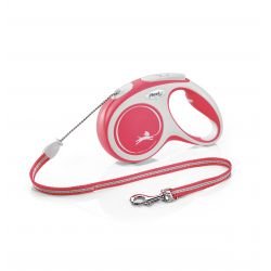 flexi New Comfort M Cord 5 m, red - Pet Supplier Store