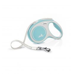 flexi New Comfort M Tape 5 m, light blue - Pet Supplier Store