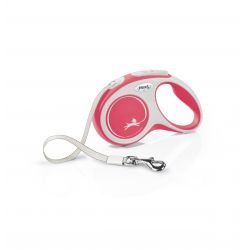 flexi New Comfort S Tape 5 m, red - Pet Supplier Store