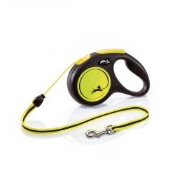 flexi New Neon M Cord 5 m, neon yellow - Pet Supplier Store
