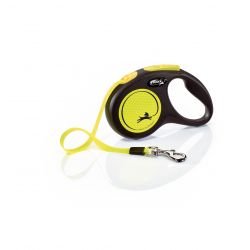 flexi New Neon S Tape 5 m, neon yellow - Pet Supplier Store