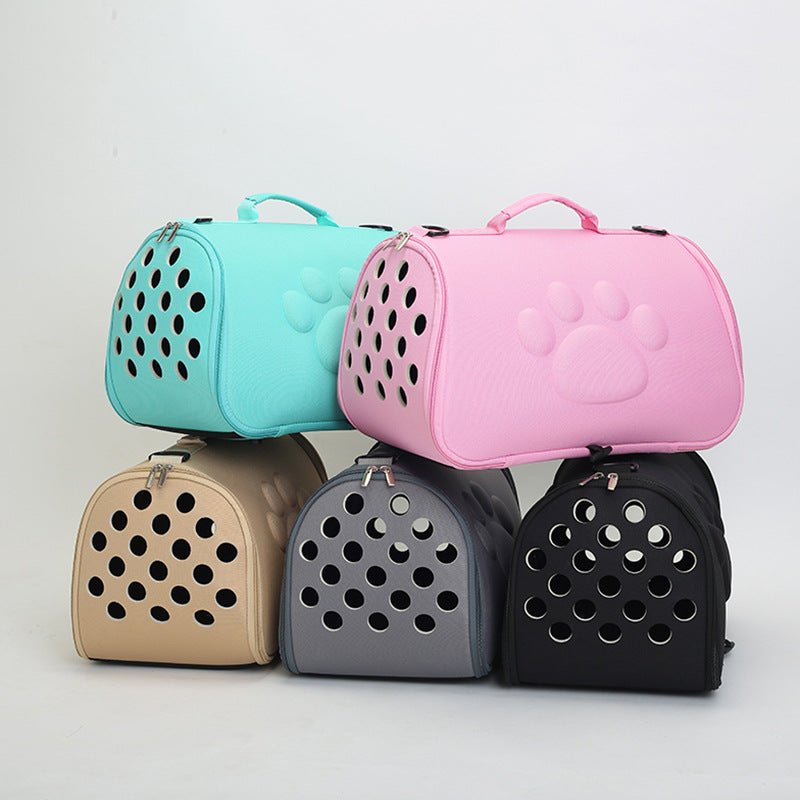 Footprint Folding lightweight material bag carrier - Pet Supplier Store