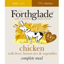 Forthglade Complete Meal Adult Chicken with Liver, Brown Rice & Vegetables 395g - Pet Supplier Store