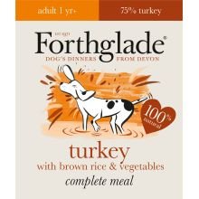 Forthglade Complete Meal Adult Turkey with Brown Rice & Vegetables 395g - Pet Supplier Store