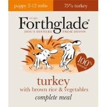 Forthglade Complete Meal Puppy Turkey with Brown Rice & Vegetables 395g - Pet Supplier Store