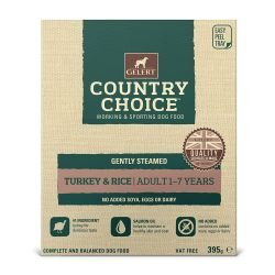 Gelert Country Choice Tray Turkey & Rice 10 Pack - Pet Supplier Store