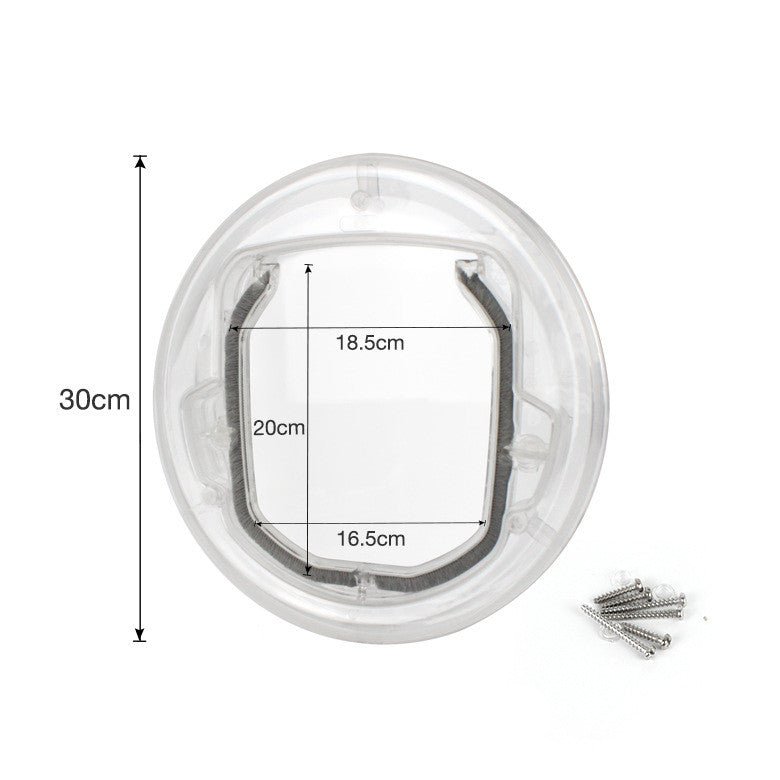 Glass Door Pet Flap Transparent - Pet Supplier Store