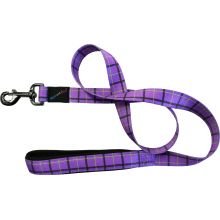 Hem & Boo Check Lead Purple 1.9m - Pet Supplier Store