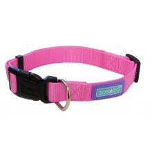 Hem & Boo Nylon Collar Pink Medium - Pet Supplier Store